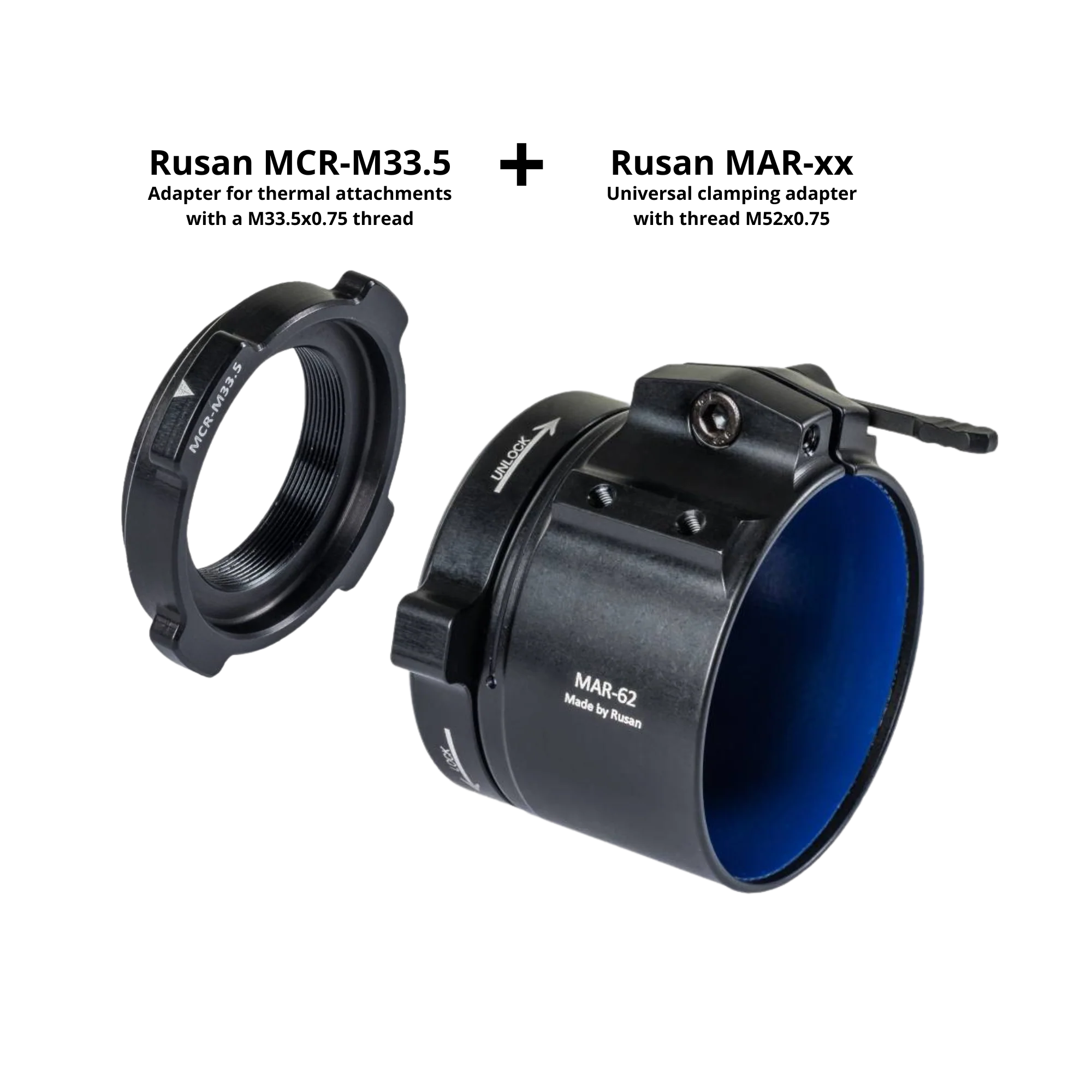 Rusan MAR - Quick-release bell-mount adapter for Thermal Clip-On - Image 3